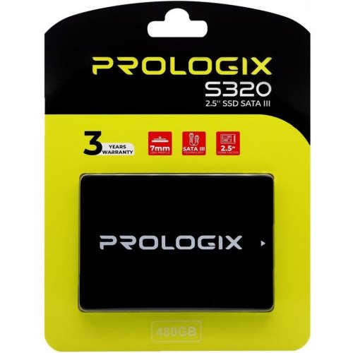 Накопичувач SSD  480GB Prologix S320 2.5 SATAIII TLC (PRO480GS320)