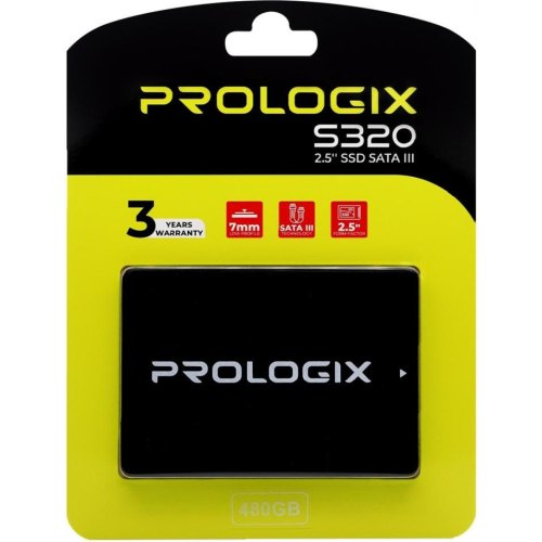 Накопичувач SSD  480GB Prologix S320 2.5 SATAIII TLC (PRO480GS320)