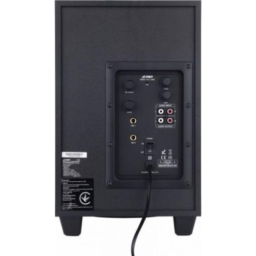 Акустична система 2.1, F&D T-300X  70Вт Bluetooth Пульт FM USB LED