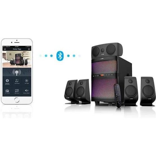 Акустична система 5.1, F&D F5060X  135Вт Bluetooth Пульт FM USB LED
