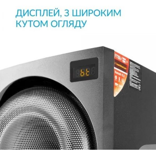 Акустична система 2.1, F&D F770X  76Вт Bluetooth Пульт Optical FM USB LED