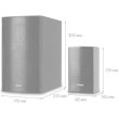Акустична система 2.1, Gemix SB-140BT 54Вт Bluetooth TF-ридер Пульт FM USB