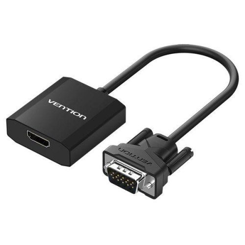 Адаптер Vention VGA-HDMI, 0.2 m, зі звуком та живленням (ACEB0)
