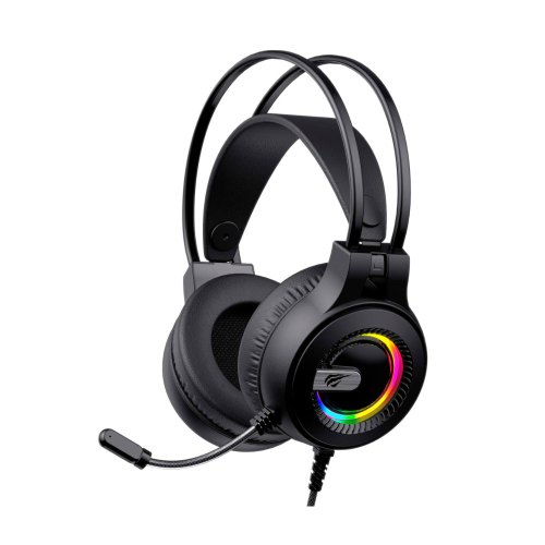Гарнітура ігрова дротова, HAVIT HV-H2040d RGB black (27883)