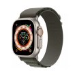 Смарт годинник Apple Watch Ultra 49mm Titanium Case with Green Alpine Loop - Medium (MQEW3/MQFN3) **