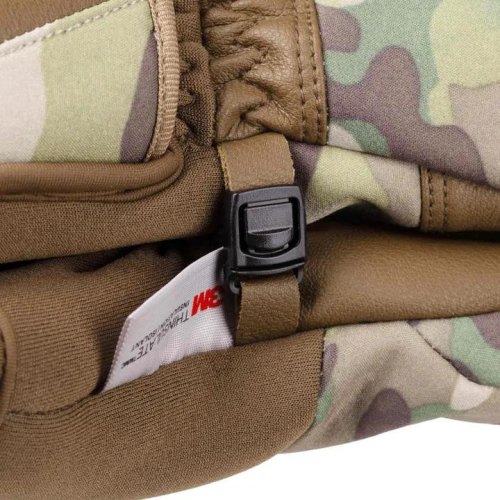 Рукавички тактичні зимові 2E, Winter Full Touch 3M, L, камуфляж