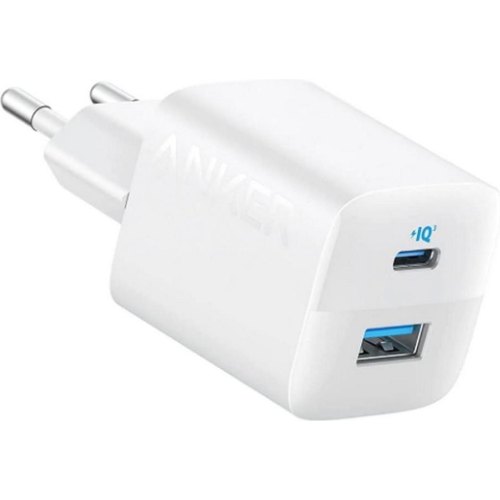 Мережевий зарядний пристрій ANKER PowerPort 323 - 33W Dual-Port USB-C White