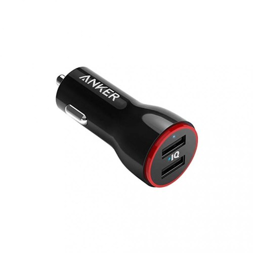 Автомобільний зарядний пристрій ANKER PowerDrive+ III Duo - 30W PD + 20W Power IQ Black