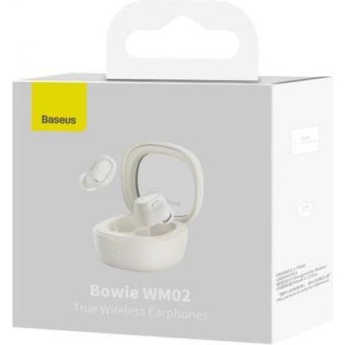 Навушники Baseus  Bowie WM02 True Wireless Earphones, Creamy White