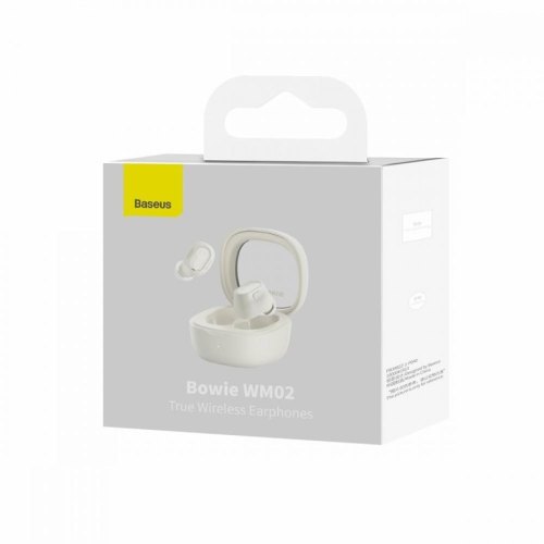 Навушники Baseus  Bowie WM02 True Wireless Earphones, Creamy White