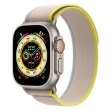 Apple Watch Ultra GPS + Cellular 49mm Titanium Case with Yellow/Beige Trail Loop - S/M **