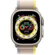 Apple Watch Ultra GPS + Cellular 49mm Titanium Case with Yellow/Beige Trail Loop - S/M **