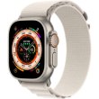 Apple Watch Ultra GPS + Cellular 49mm Titanium Case with Starlight Alpine Loop - Large **