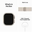 Apple Watch Ultra GPS + Cellular 49mm Titanium Case with Starlight Alpine Loop - Large **