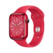 Apple Watch Series 8 GPS 41mm Red Aluminium with Red Sport Band MNP73**