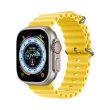 Apple Watch Ultra GPS + Cellular 49mm Titanium Case with Yellow Ocean Band **