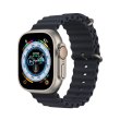 Apple Watch Ultra GPS + Cellular 49mm Titanium Case with Midnight Ocean Band **