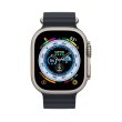 Apple Watch Ultra GPS + Cellular 49mm Titanium Case with Midnight Ocean Band **