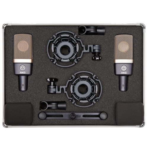 Мікрофон конденсаторний студійний AKG C214 MATCHED PAIR (3185X00110)