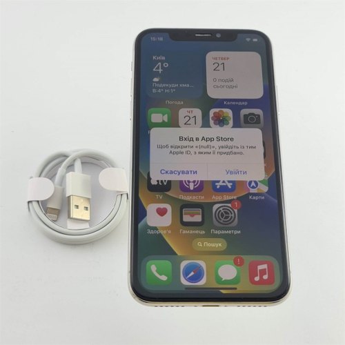 Смартфон Apple iPhone X 64GB Silver USED **