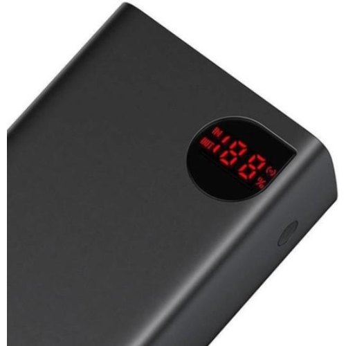 Зовнішній акумулятор Powerbank Baseus Adaman Digital Display 22.5W 40000mAh, Black