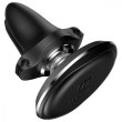 Автомобільне кріплення для смартфона Baseus Magnetic Air Vent Car Mount With Cable Clip, Black