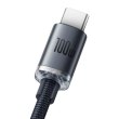 Кабель Baseus Crystal Shine Series Fast Charging Data Cable USB to type-C 100W 2.0m Black