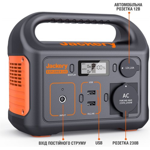Портативна зарядна станція EXPLORER 240 JACKERY