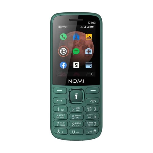 Мобiльний телефон Nomi i2403 Dark Green