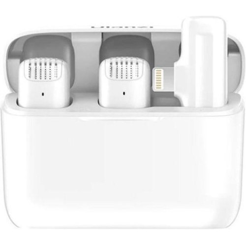 Бездротова мікрофонна система Ulanzi Vijim J12 Wireless Lavalier Microphone System (Lightning Apple interface ) (UV-3097 J12 white)
