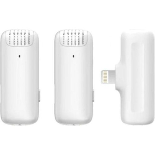 Бездротова мікрофонна система Ulanzi Vijim J12 Wireless Lavalier Microphone System (Lightning Apple interface ) (UV-3097 J12 white)