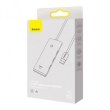 Мультипортовий адаптер Baseus Lite Series 4-Port Type-A HUB 0.25m White (WKQX030002)