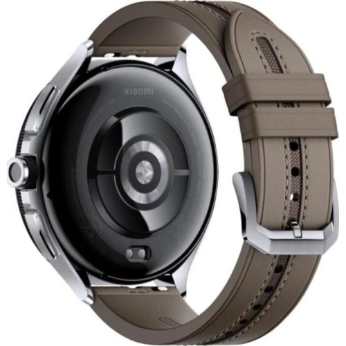 Смарт-годинник Xiaomi Watch 2 Pro Bluetooth Silver Case with Brown Leather Strap (BHR7216GL)