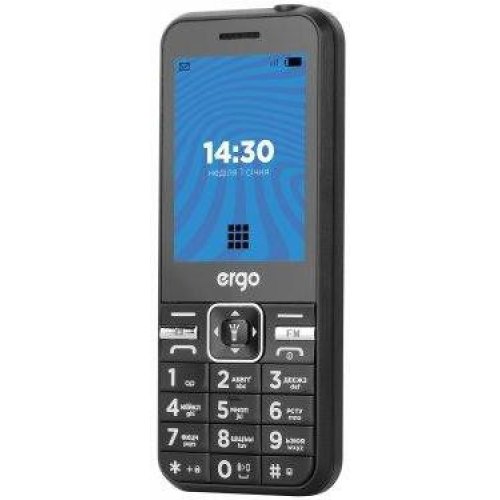 Мобільний телефон ERGO E282 Dual Sim Black