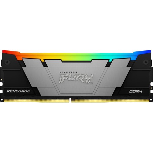 Модуль пам'яті для комп'ютера DDR4 32GB (2x16GB) 3600 MHz Fury Renegade RGB Black Kingston Fury (KF436C16RB12AK2/32)