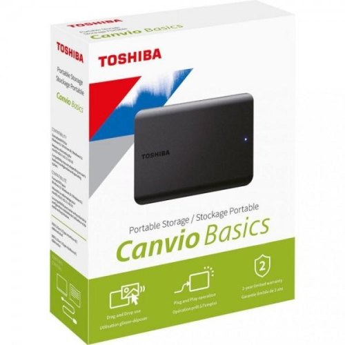 Зовнішній жорсткий диск 2.5 USB 4TB Toshiba Canvio Basics Black (HDTB540EK3CA)