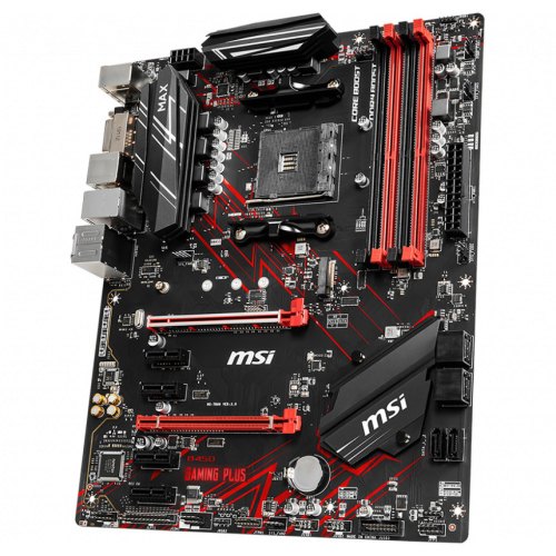 Материнcька плата MSI B450 GAMING PLUS MAX sAM4 B450 4xDDR4 HDMI DVI ATX