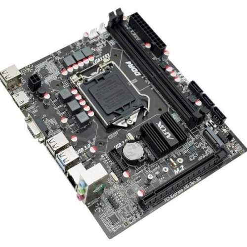 Материнська плата AFOX IB250-MA4 s1151 B250 2xDDR4 D-Sub HDMI mATX