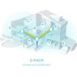 Домашня Mesh Wi-Fi система Tp-Link Deco X50(3-pack) (AX3000 Wi-Fi6, 3xGE WAN/LAN, 2x2 MU-MIMO, OFDMA)