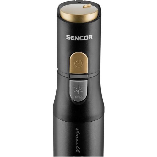 Блендер Sencor заглибний 1200Вт, 6в1, спінювач молока, чорний