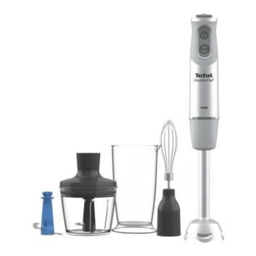 Блендер Tefal заглибний Quickchef Quartzite, 1000Вт, 4в1, біло-блакитний