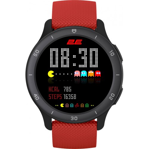 Смарт годинник 2E Motion GT2 47mm, Black-Red