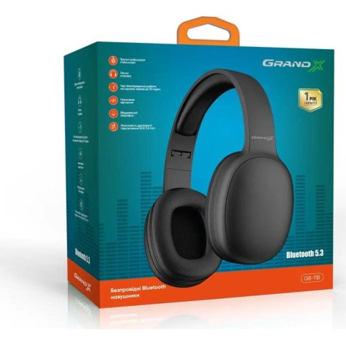 Навушники бездротові Grand-X GB-11B Black