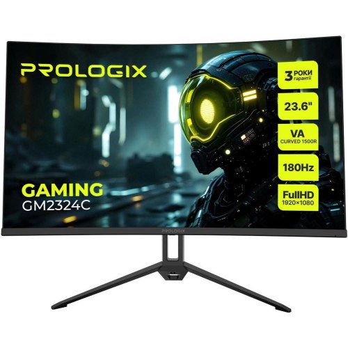 Монітор Prologix 23.6 GM2324C VA Black Curved 165Hz