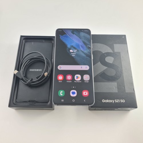 Смартфон Samsung Galaxy S21 128 GB Phantom Grey USED **
