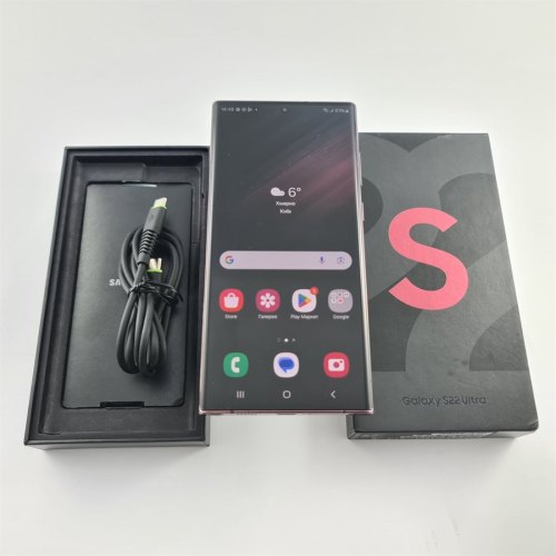 Смартфон Samsung Galaxy S22 Ultra 128 GB Burgundy USED **
