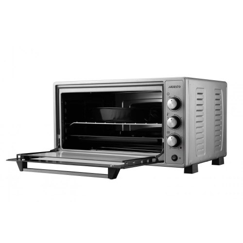 Піч електрична ARDESTO, 52л, 1700Вт, механіч., конвенція, подвійне скло, рожен, сіра