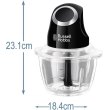 Подрібнювач Russell Hobbs Matte Black, 200Вт, чаша-500мл, скло, корпус-пластик, чорний