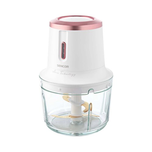 Подрібнювач Sencor Accu technology, 200Вт, чаша-500мл, скло, безпровідний, USB-C, білий