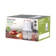 Подрібнювач Sencor Accu technology, 200Вт, чаша-500мл, скло, безпровідний, USB-C, білий